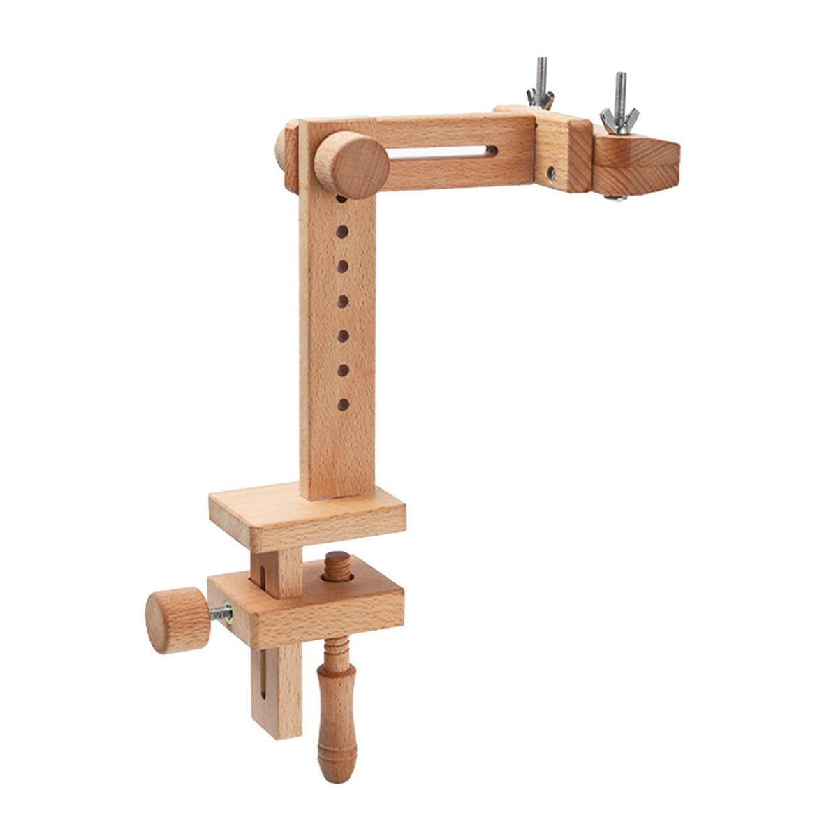 Tabletop Embroidery Hoop Holder Wooden   Rack Stand