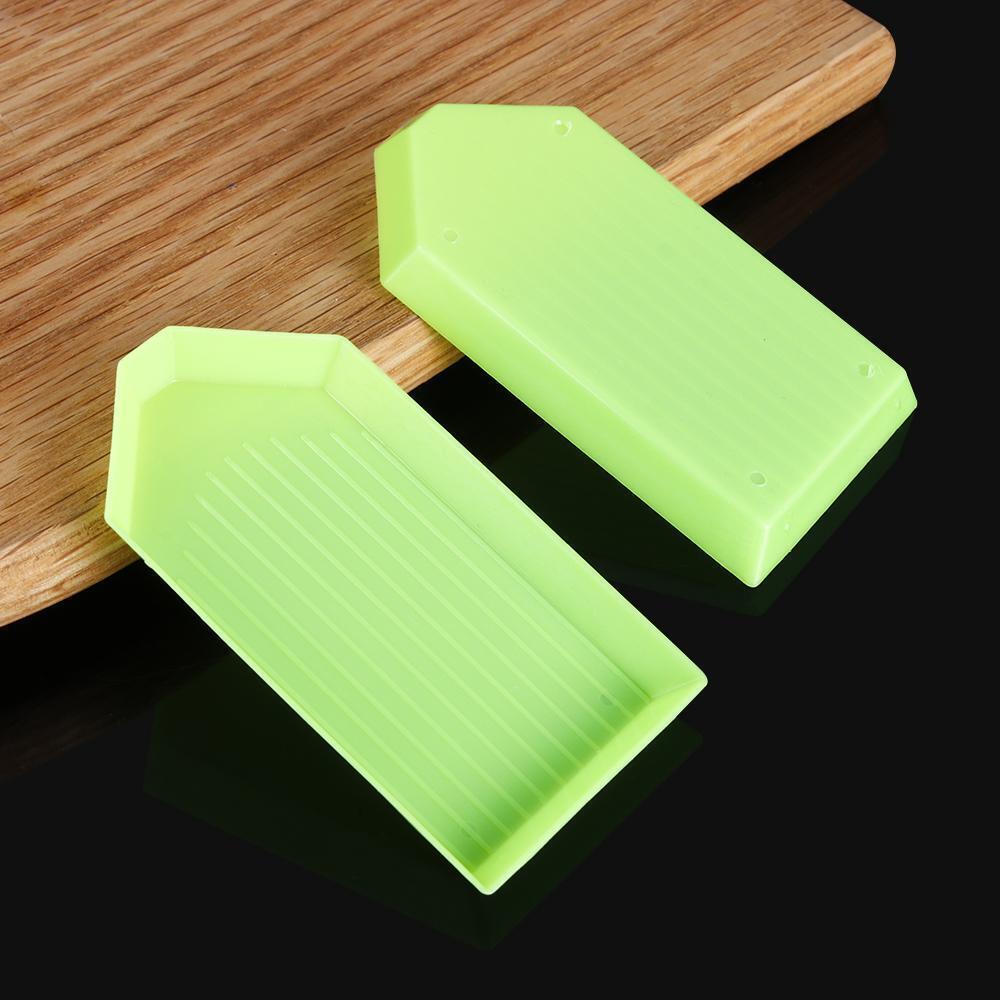 New Green Embroidery 5D Acrylic Diamond Painting Plastic Point Drill Tray Plate