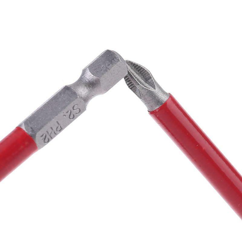 10pcs PH2 150mm Power Drill Bit Set Long Reach Non Slip 1/4'' Hex Screwdriver