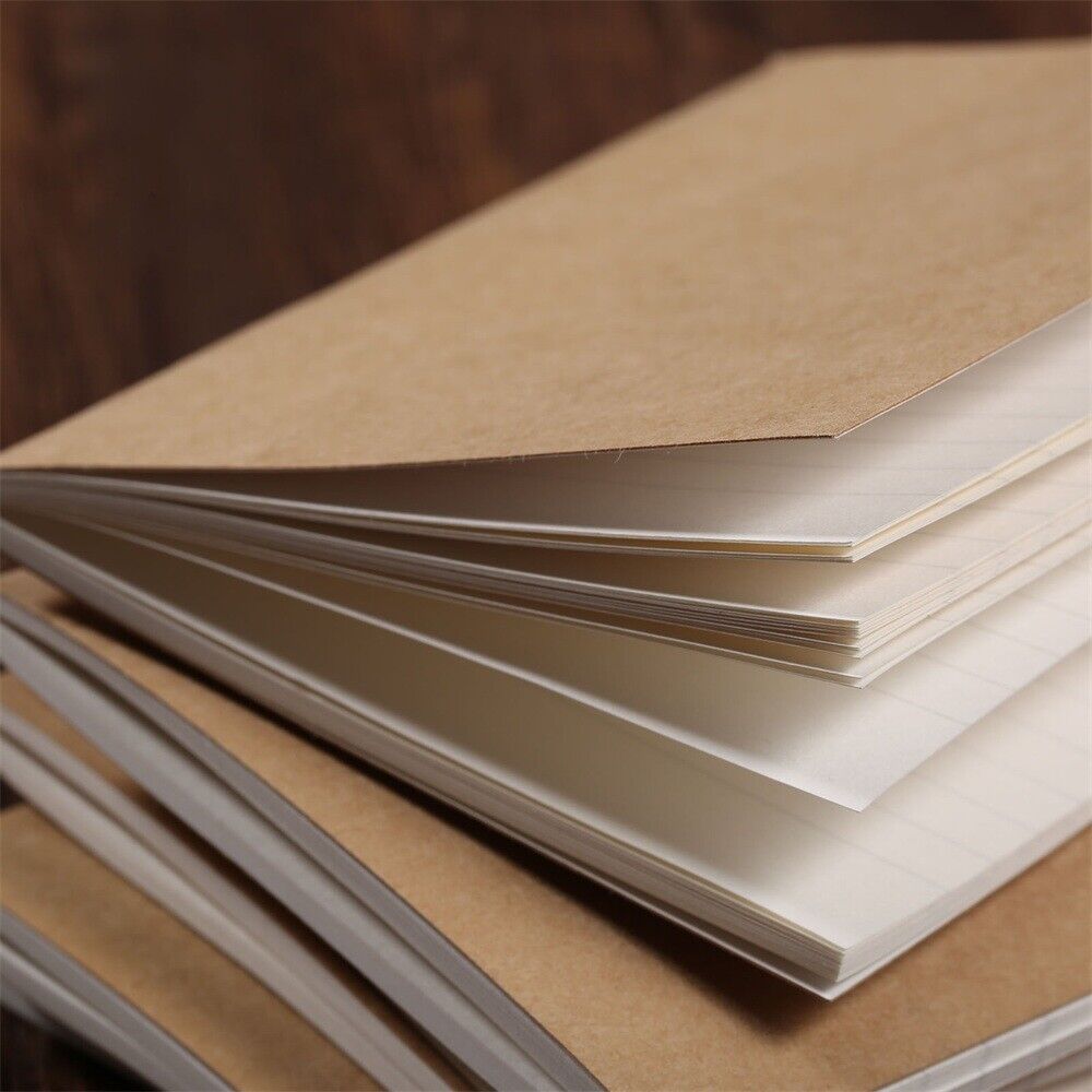 6 Sets Blank Paper Refill For Notebook Journal Diary Passport Memo Notepad Memo