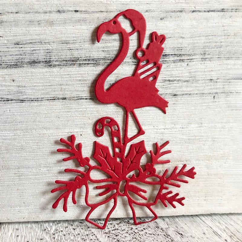 Christmas Bird Metal Cutting Dies Stencil Scrapbook Album Paper Card Template