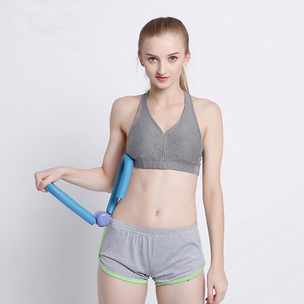 Leg Trainer Thigh Home Gym Sport Arm Chest Muscle Exerciser Clip (Blue)