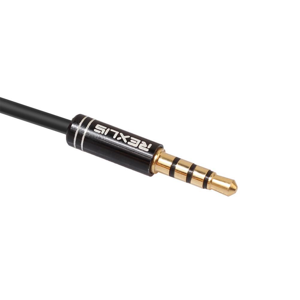 3.5mm Male to Headphone+Mic Audio Splitter Cable for Phone PC Tablet