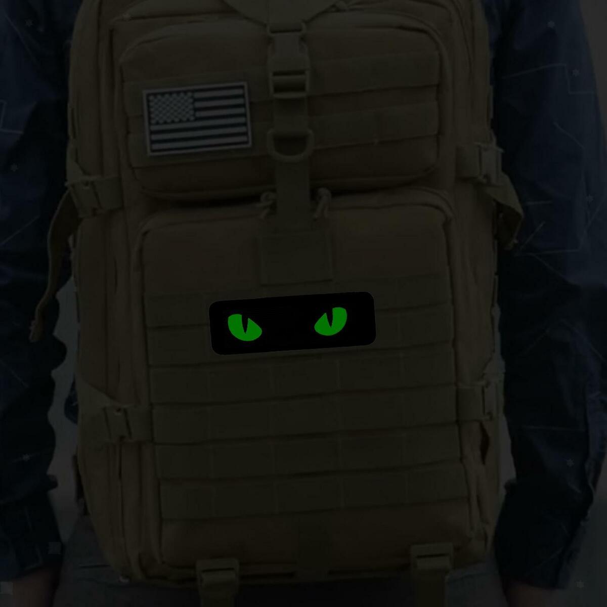 Embroidered  Patches Glow  Dark for  Helmet Backpack