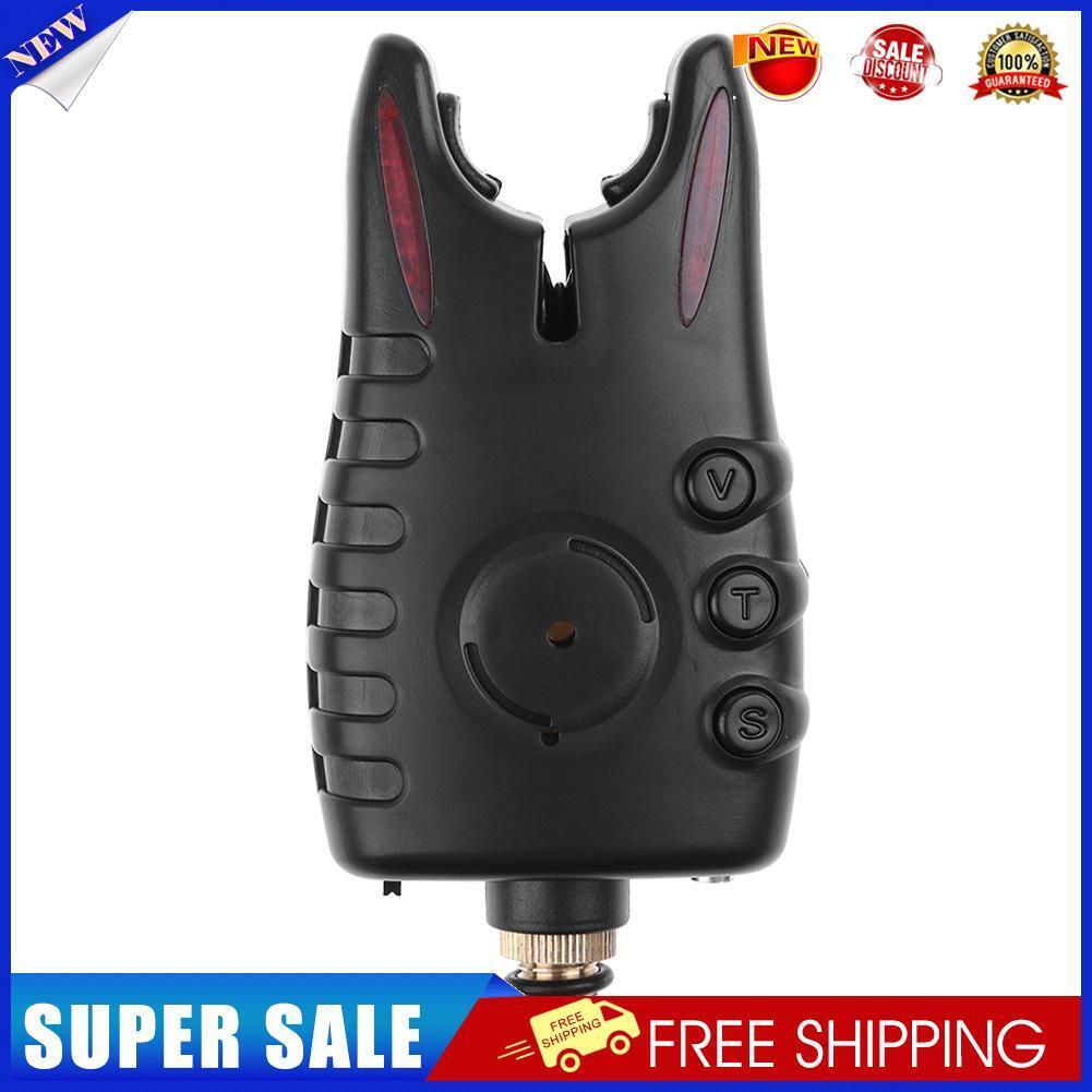 LED Fishing Bite Alarm Adjustable Tone Volume Carp Fishing Tackle (Red)