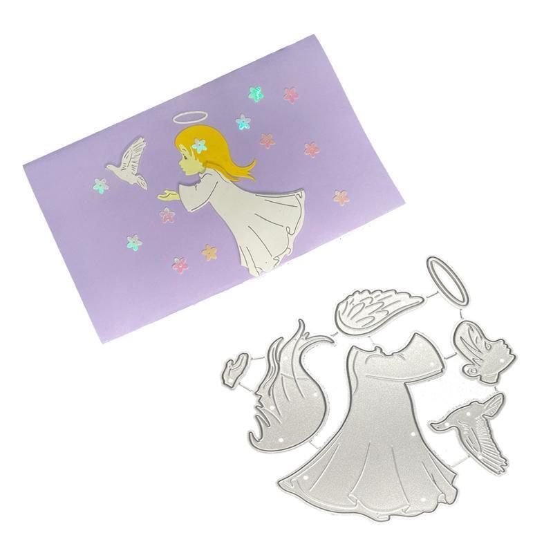 Angel Cutting Dies Carbon Steel Embossing Die Cuts for Card Making Scrapbooking