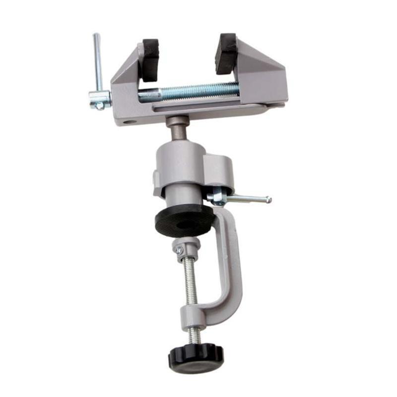 Electric Drill Stand Holder Practical High Carbon Steel 360° Bench Vises Clamp