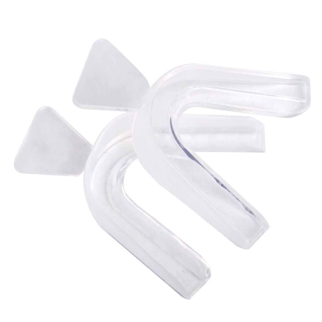 2 Transparent Night Guard Teeth Whitening Grinding Mouth Trays Shield Gum Den Li