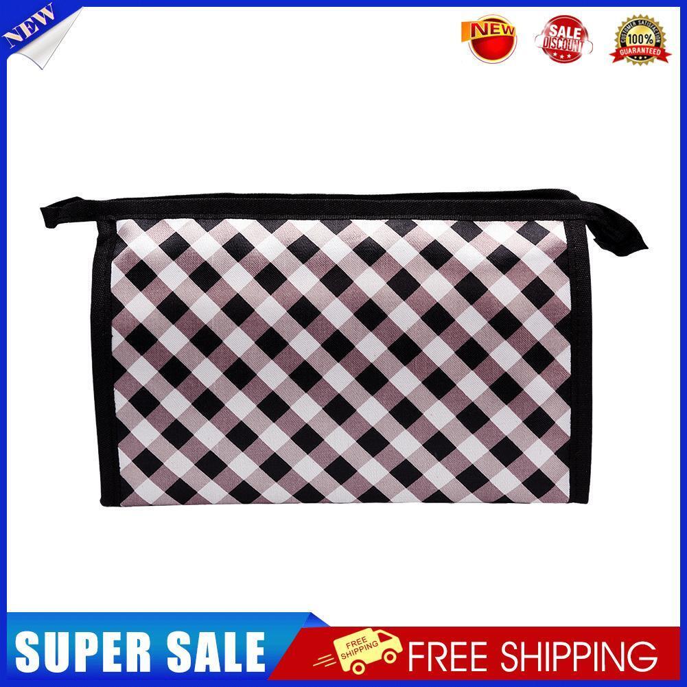 Fashion Women Wallet Floral Print Clutch Messenger Bag Nylon Makeup Bags (A