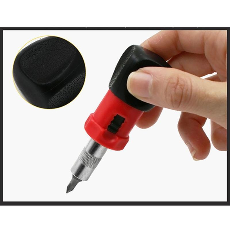 6.35mm/1/4 Multifunctional Hexagon Socket Mini Key Ratchet Screwdriver Wrench
