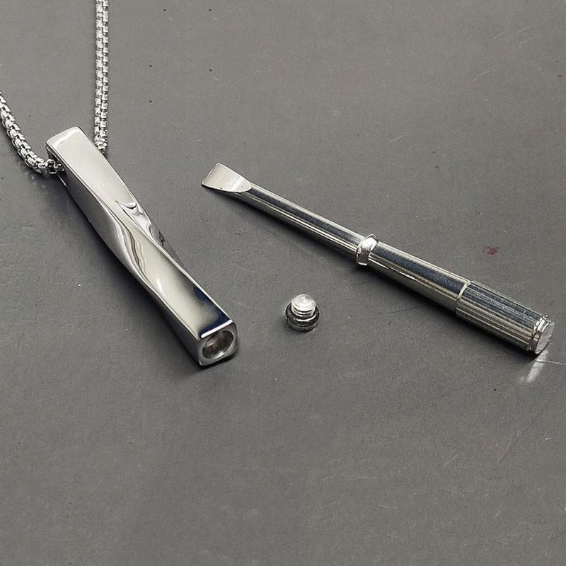 Urn Necklace Pendant for Ashes Charming Long Pendant Necklace Cremation Jewelry