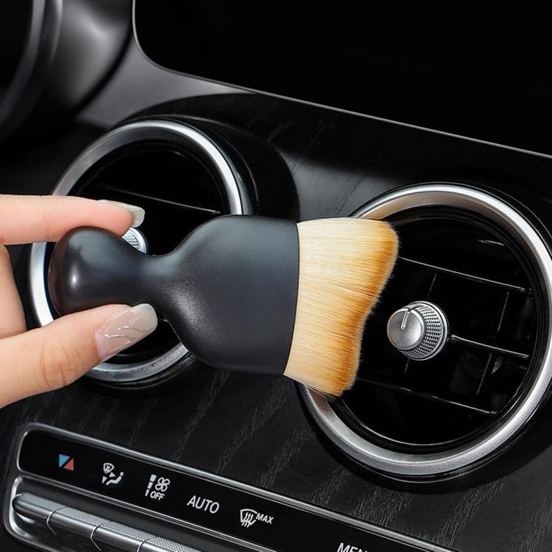 Auto Air Outlet Cleaning Brush Car Seat Cleaning Tools Soft Nylon Wool Brush