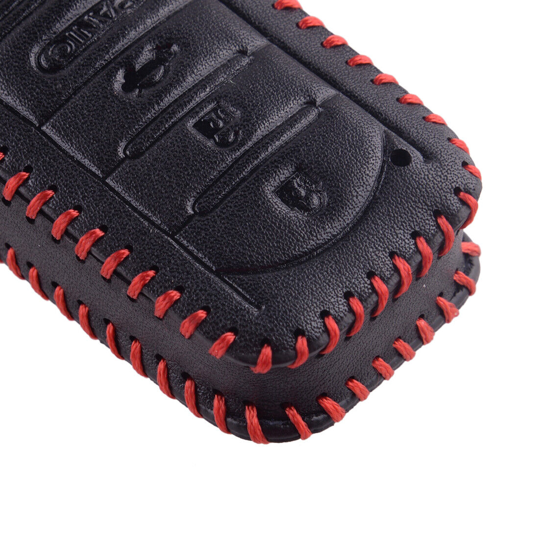 Leather Car Key Fob Case Cover Holder w/ Keychain Fit for Acura TL RDX ZDX ILX