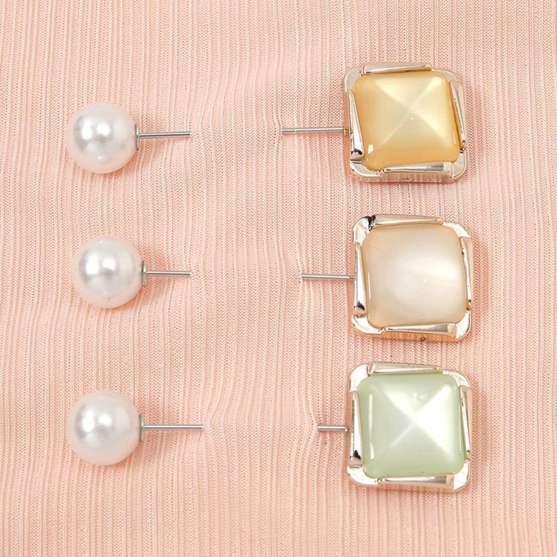 Fashion Scarf Clip Women Hijab Pins Alloy Safety Pins Girls Brooches Accessory