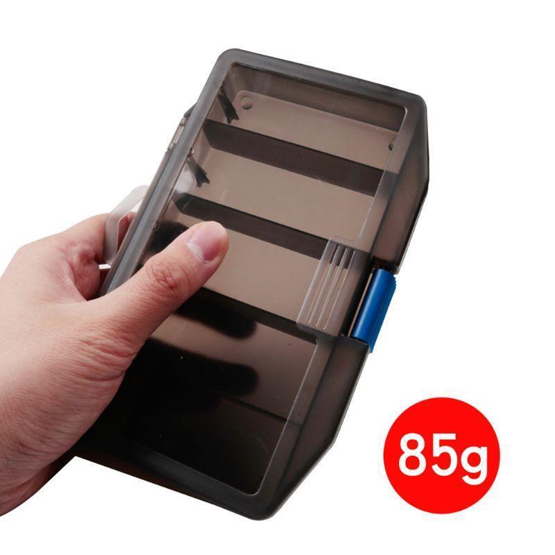 5 Compartment Fishing Tackle Box Bait Lure Hooks Box Multi-function Storage Case