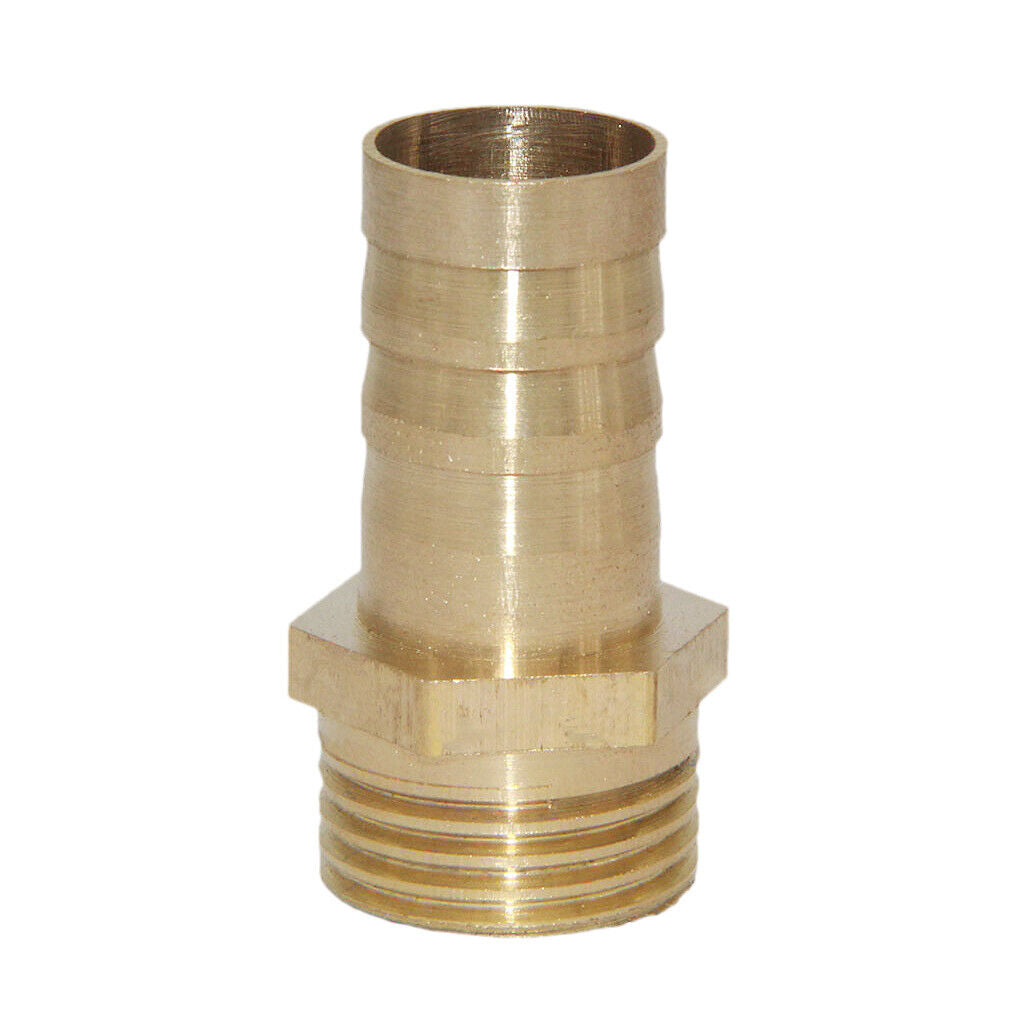 19mm 1/2" Brass Barbed Hose Tube Fuel  Pagoda Fitting Coupler 02