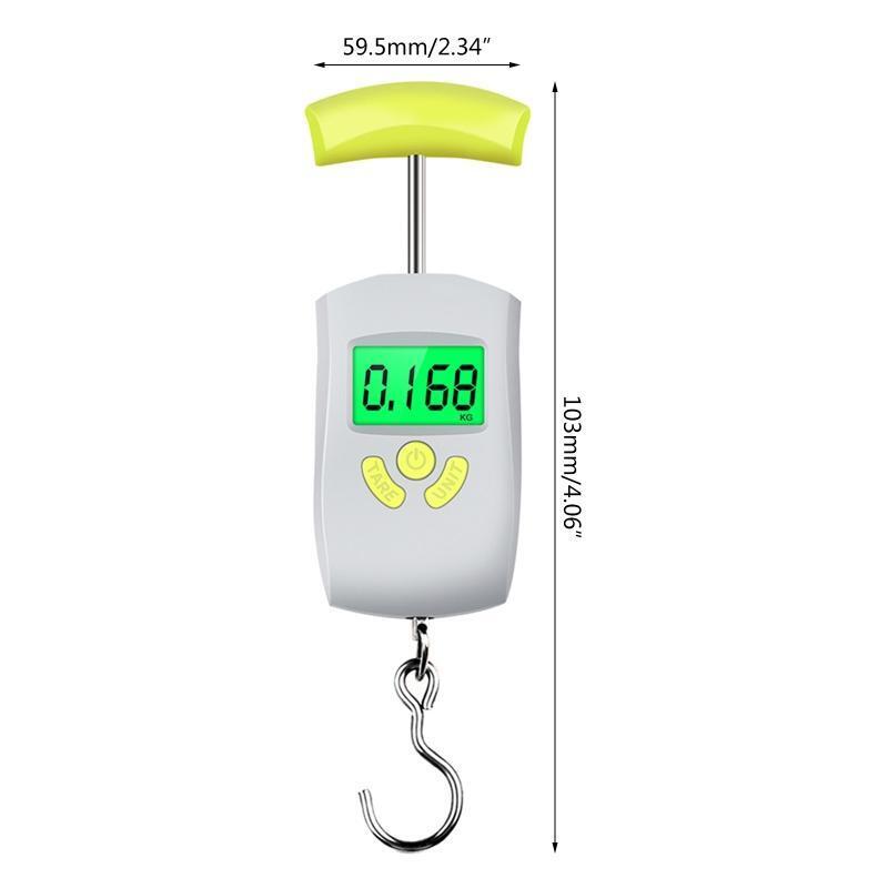 50Kg/10g LCD Digital Electronic Portable Hanging Fish Fishing Shopping Traveling