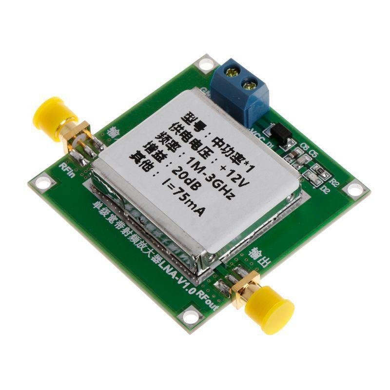 RF Low Noise Amplifier Wide Band Amplifier Signal Receiver 1-3000MHz 2.4GHz