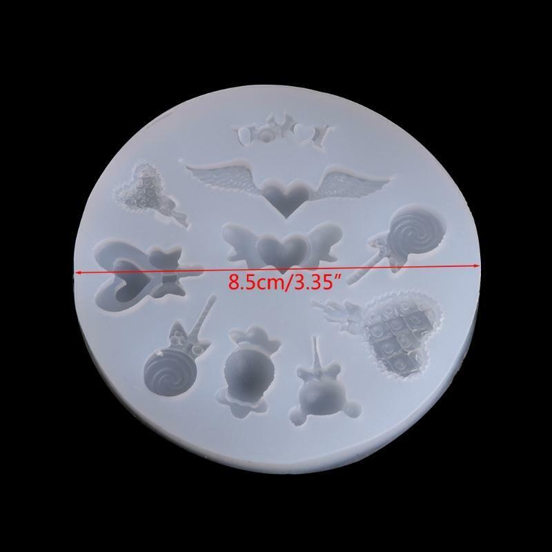 Lollipop Candy Shapes Silicone Mold Cake Jelly Chocolate Tools Decoration Baking