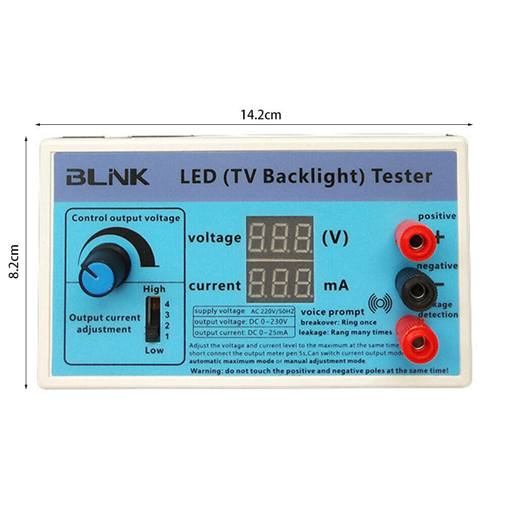 0-230V Output TV Backlight Tester LED Lamp Strip Beads Test Inspection Tool