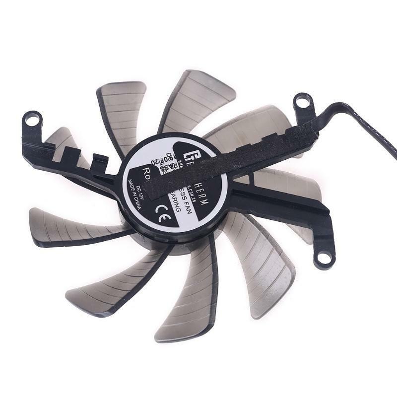 2pcs 85mm 4Pin Cooler Fan for Galax GeForce GTX 1660 RTX 2060 2070 Graphics Card