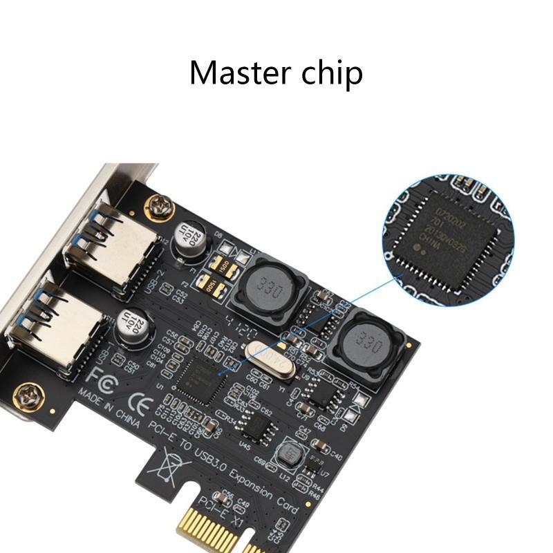 PCI-E 1x to 16x Adapter Board Extension Card PCI-E 1 to 2 USB 3.0 Adapter Card