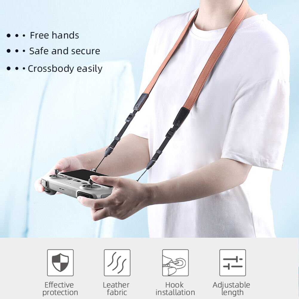 Remote Controller Lanyard Hanging Neck Strap for DJI Mini 3 Pro (Black)