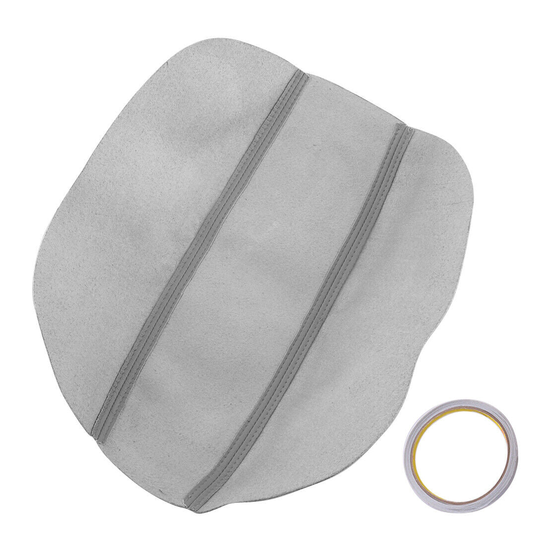 Gray Leather Center Console Armrest Lid Pad Cover Fit For Volvo S80 1999-2006