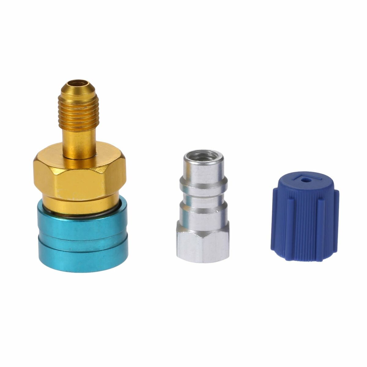 HQ R1234yf Quick Coupler/R12 to R134a Adapter/Low Side R-134a Service Port Cap