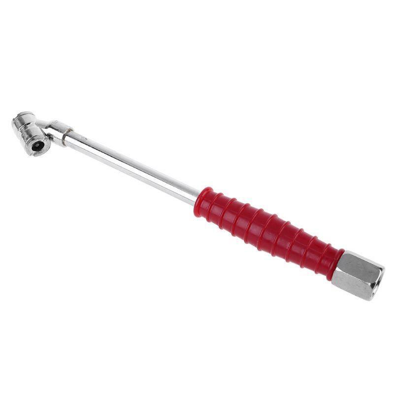 Dual Air Tire Chuck Head 1/4 Inch NPT w Handle for Car Tractor Truck RV Inflator