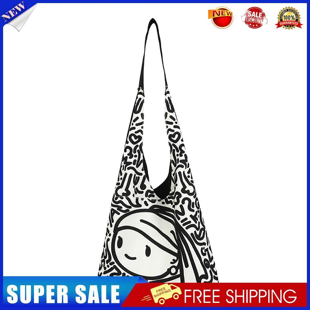 Summer Art Painting Canvas Tote Bag Women Leisure Shopping Travel Handbags