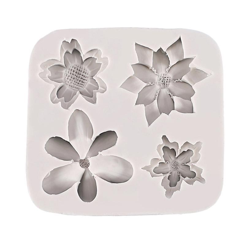 Baking Fondant Mold Baking Accessories Daisy Cherry Blossom Shape for DIY Baking