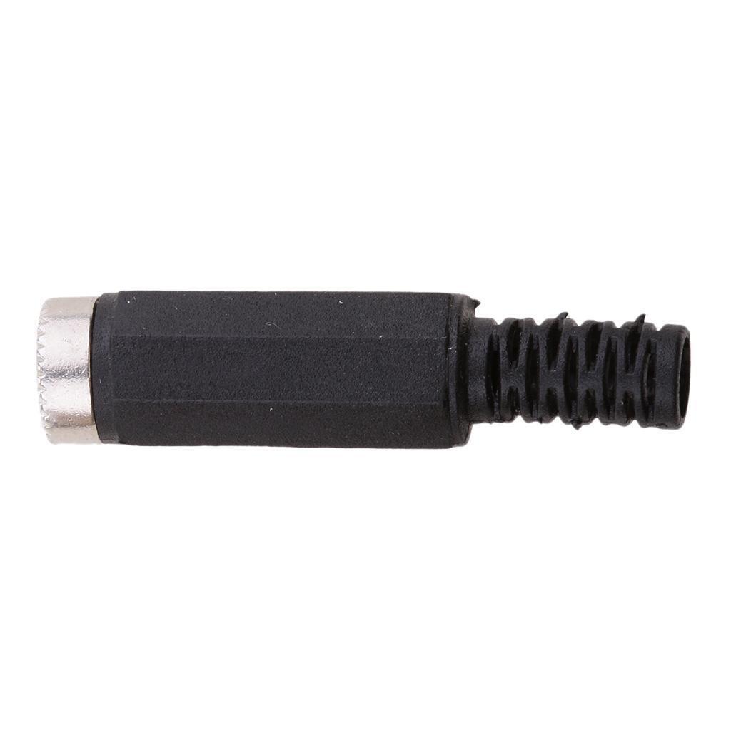 10pcs Female Barrel Plug Socket Solder   Terminals Connector 2.1x5.5mm