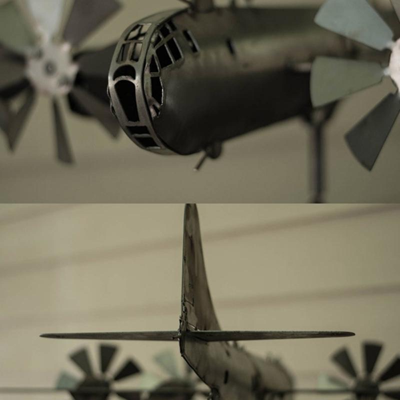Super Fortress Aircraft Windmill Ig Popular Wind Gyro Metal Windmill B-29 Plane
