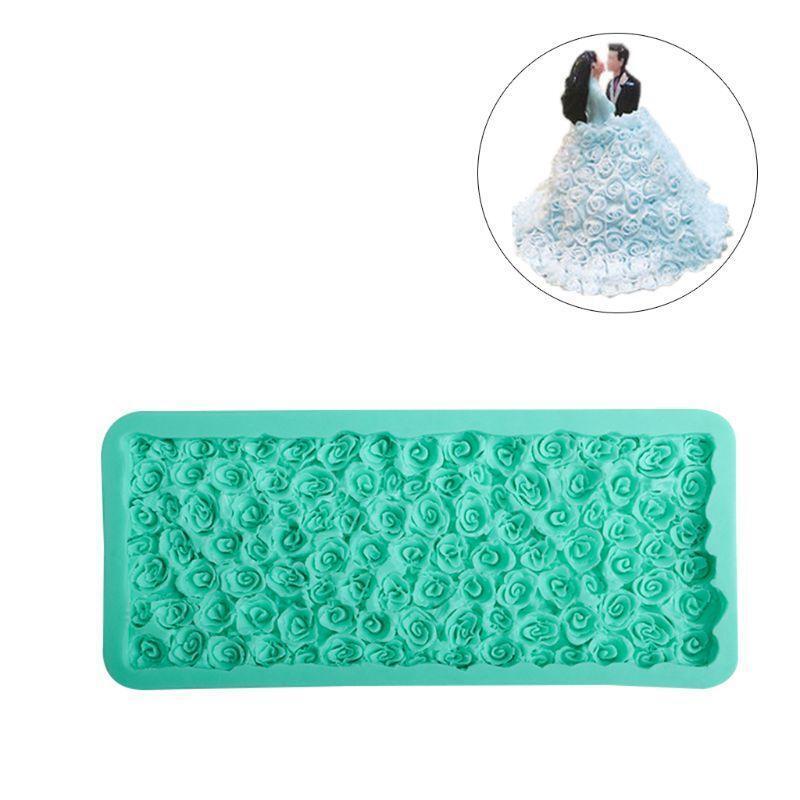 Oversized rose  lace silicone mold Sugar craft lace mat Cake around edge decorat