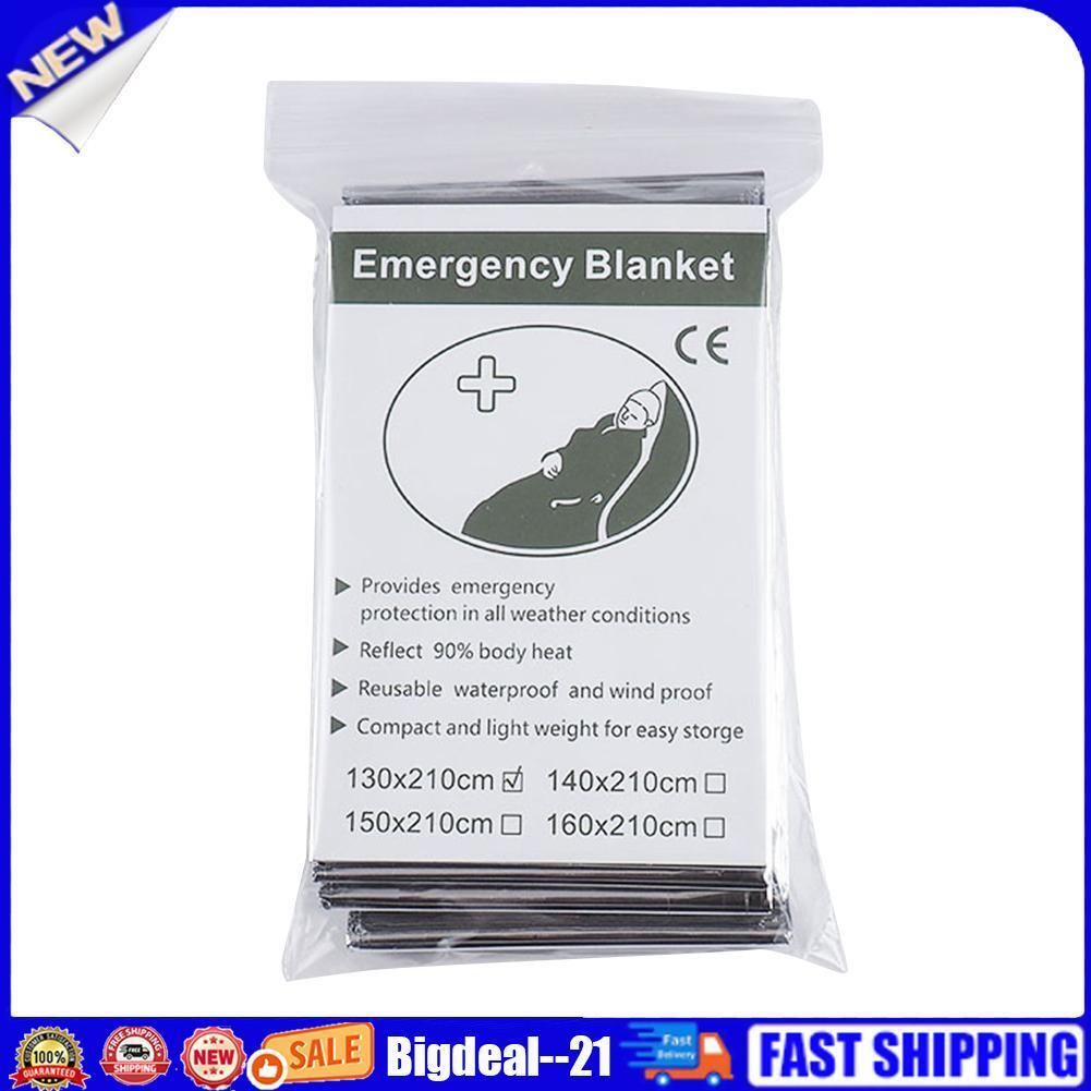 Outdoor Emergency Blanket Sun Protection Life-Saving Survival Warm Blankets