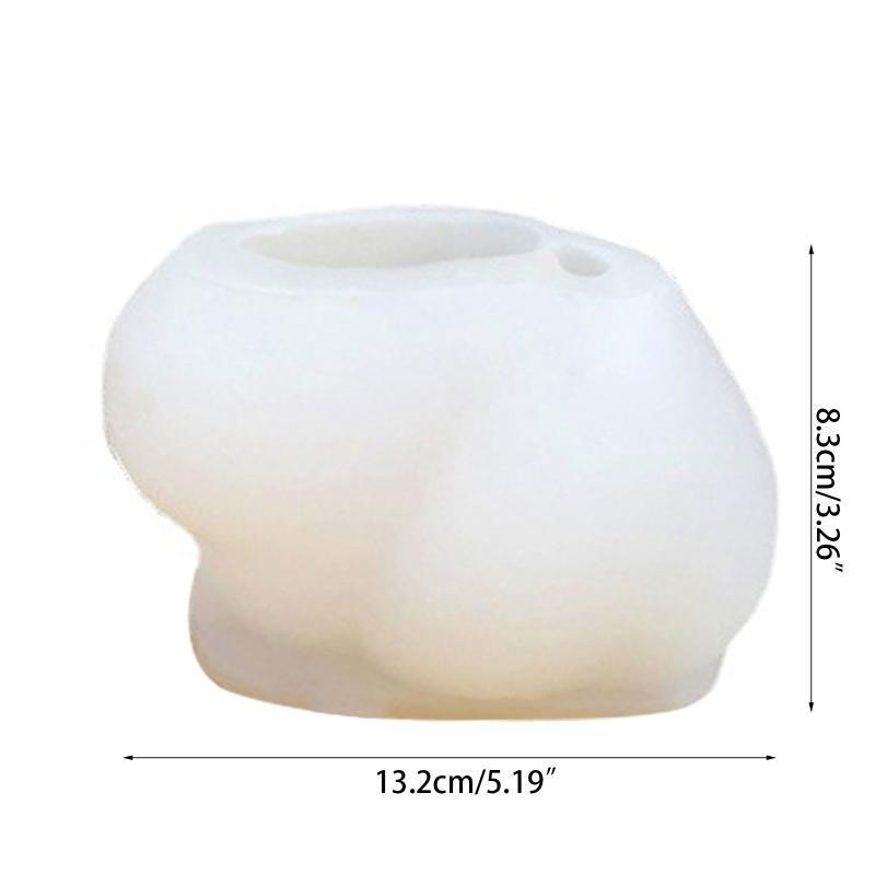 DIY Candle Mold Aroma Gypsum Plaster Romantic Home Decoration Christmas Party