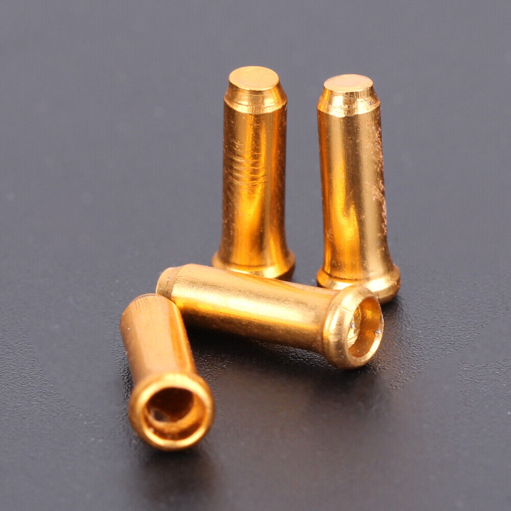 50pcs Aluminum Bike Bicycle Brake Shifter Inner Cable Tips Wire End Cap