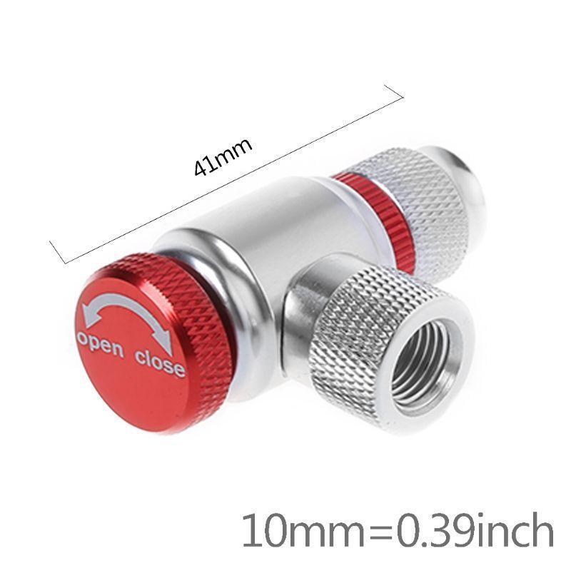 CO2 Pump Valve Bicycle Air Pump CO2 Inflator Adapter Bike Cycling Parts Repair