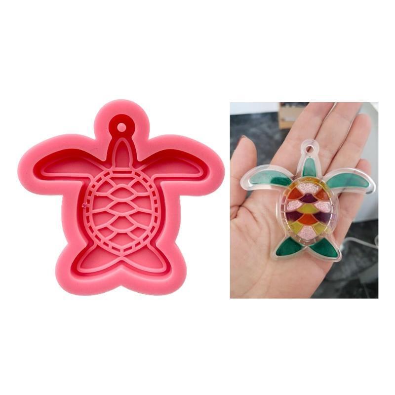 Diy Tortoise Keychain Mold Epoxy Crystal Silicone Mold Customized Mold Silicone