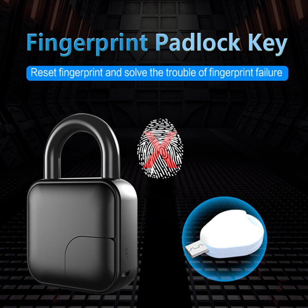 L3 Smart Keyless Fingerprint Padlock Waterproof Anti-Theft Security Lock
