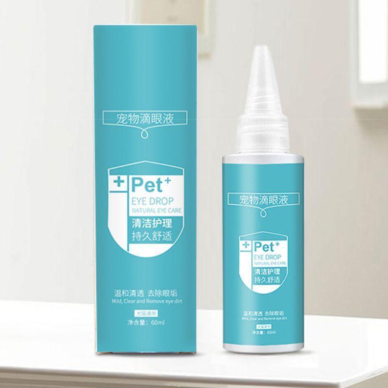 60ml Pet Ear Powder Safe Pet Ear Cleaner Natural Ear Cleaning Liquid for Cat Dog