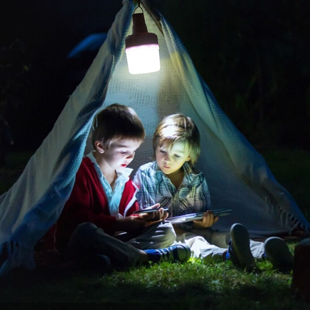 13W LED Solar Light 3 Modes Emergency Lamp Bulb for Outdoor Camping Tent