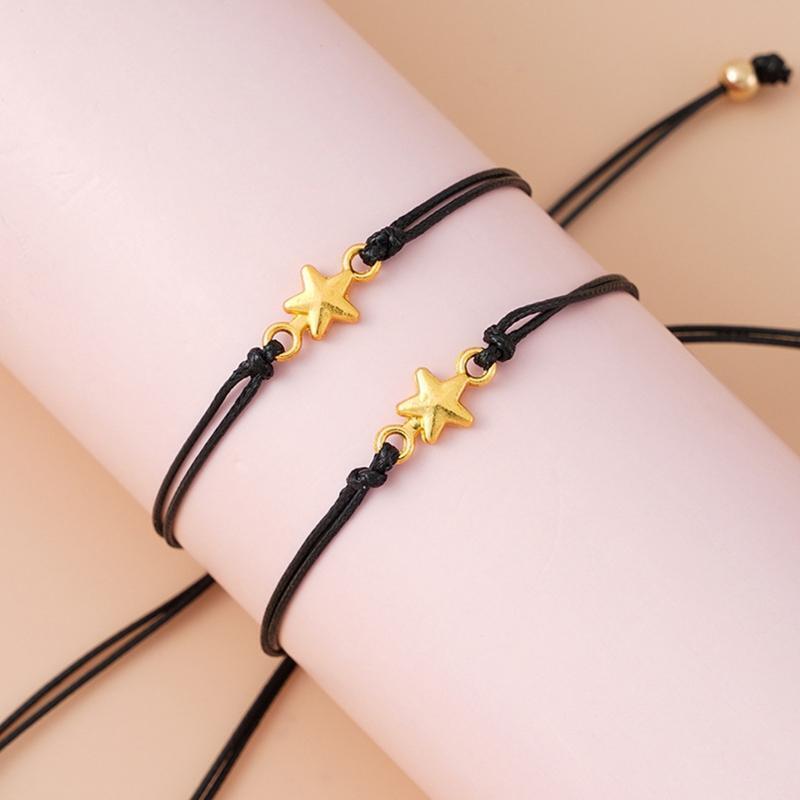 Women Girls Star Friendship Bracelets Dainty Jewelry Gift for Friends Couples