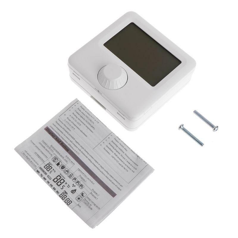 LCD Display Wall-hung Gas Boiler Thermostat Weekly Programmable Room Heating