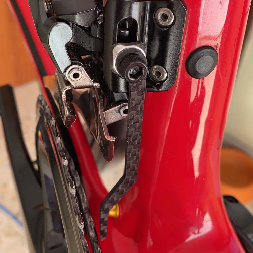 Road Bike Chain Anti-Drop Stabilizer Carbon Fiber Bicycle Chains Protector