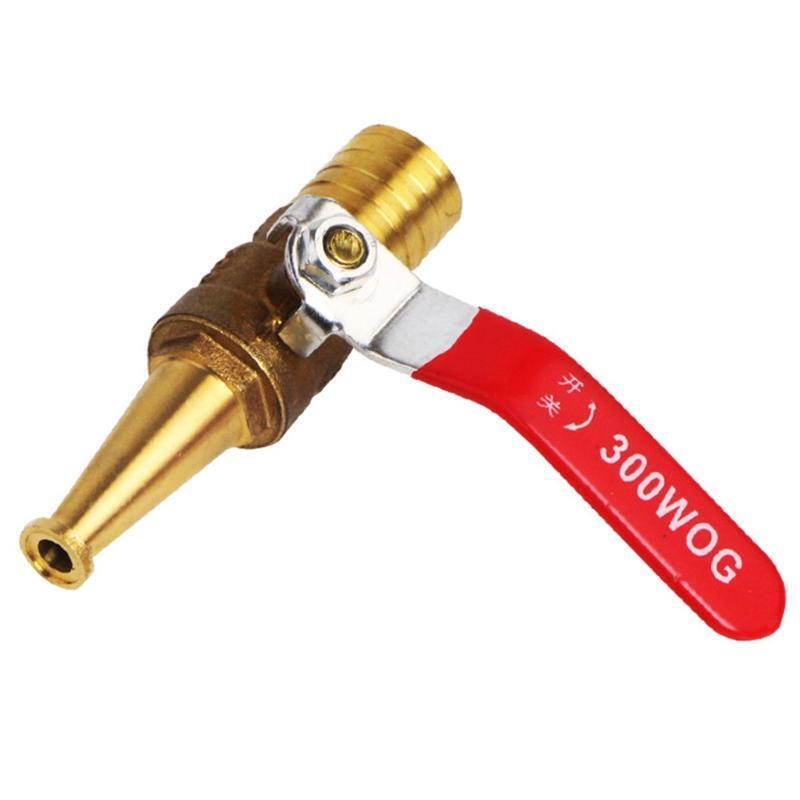 Solid Brass High Pressure Hose Nozzle Water Hose Nozzle Sprayer for Car Wash
