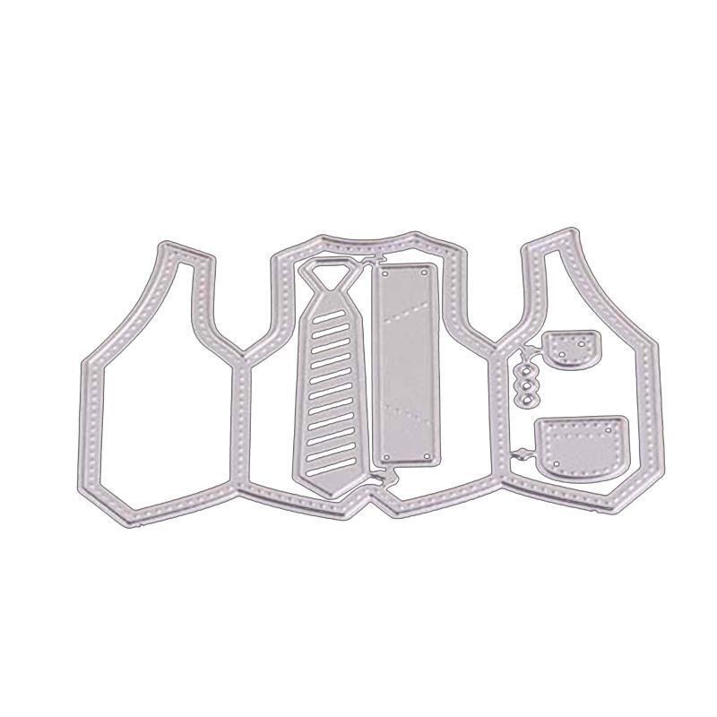 The Suit Vest Metal Cutting Dies Stencil DIY Scrapbooking Embossing Paper Card