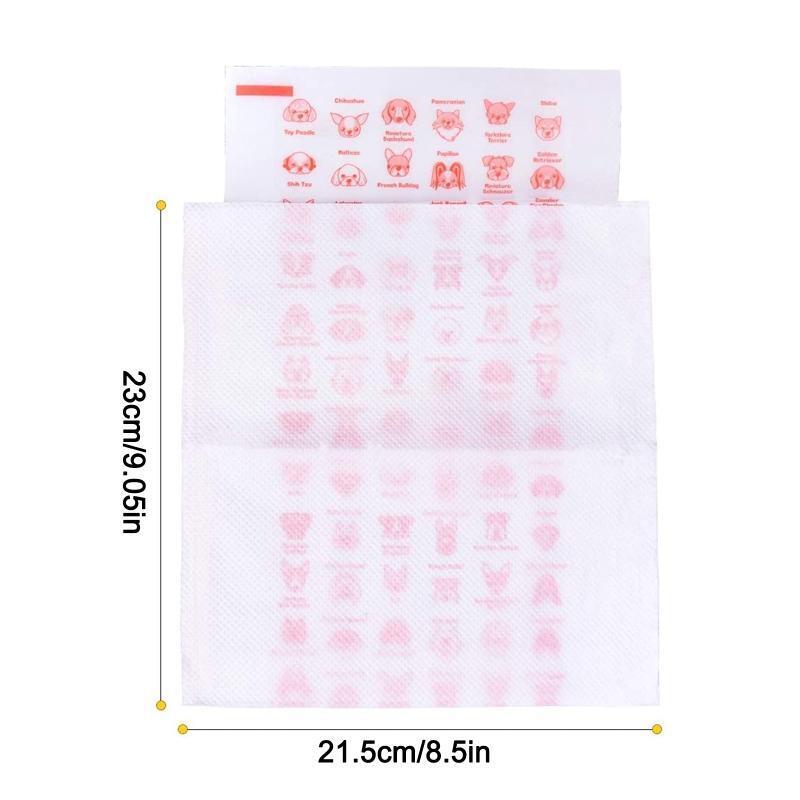 100pcs Dog Poop Bags Large Waste Bag Double Layers Biodegradable Easy to Carry