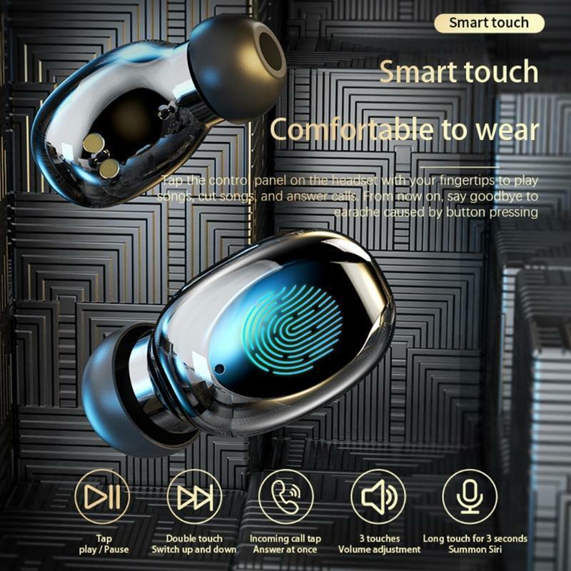 Wireless 5.2 Earbuds Automatic Pairing Stero Hifi Sound Charge for Mobile Phone